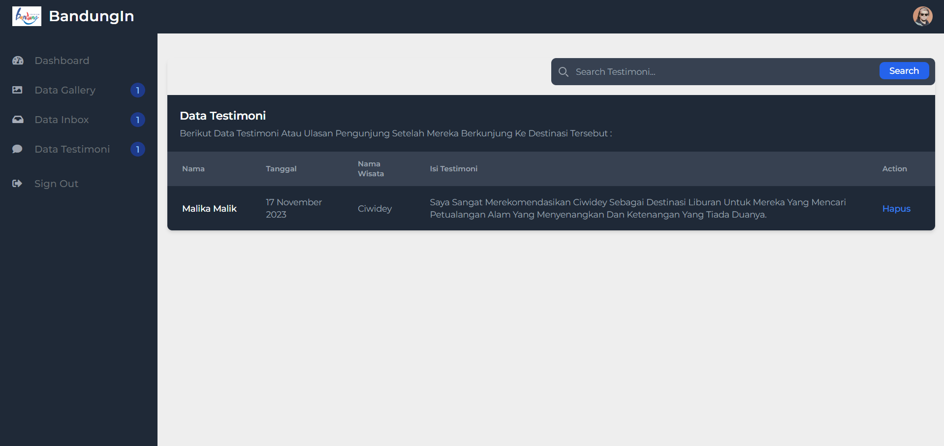 Tourism Website screenshot 13