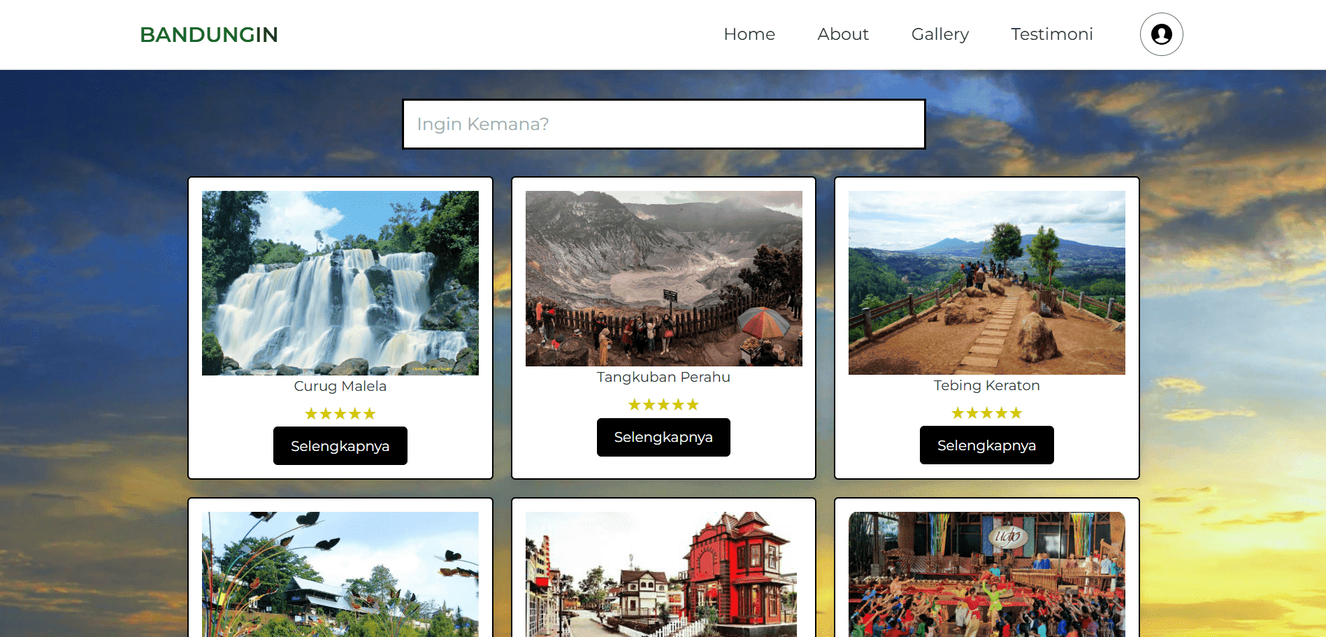Tourism Website screenshot 7