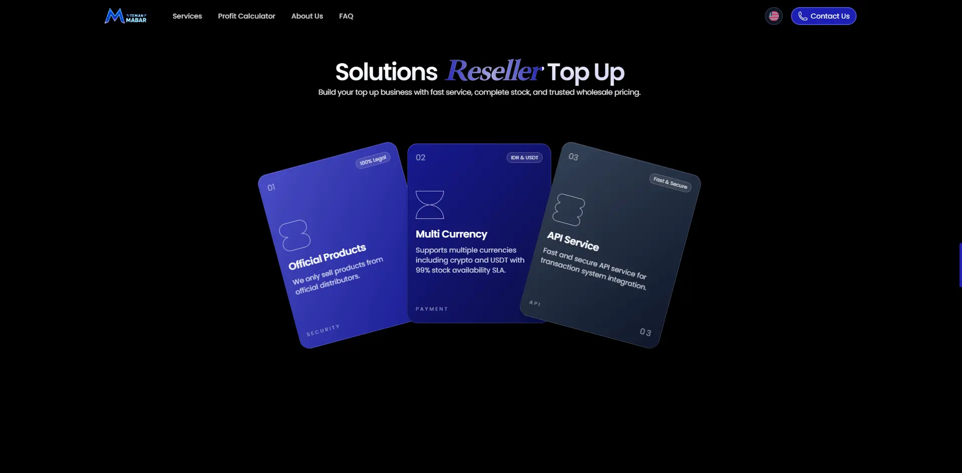 Landing Page screenshot 2