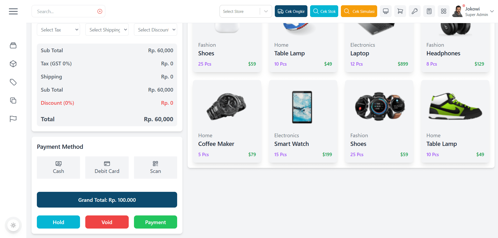 Point of Sales screenshot 2