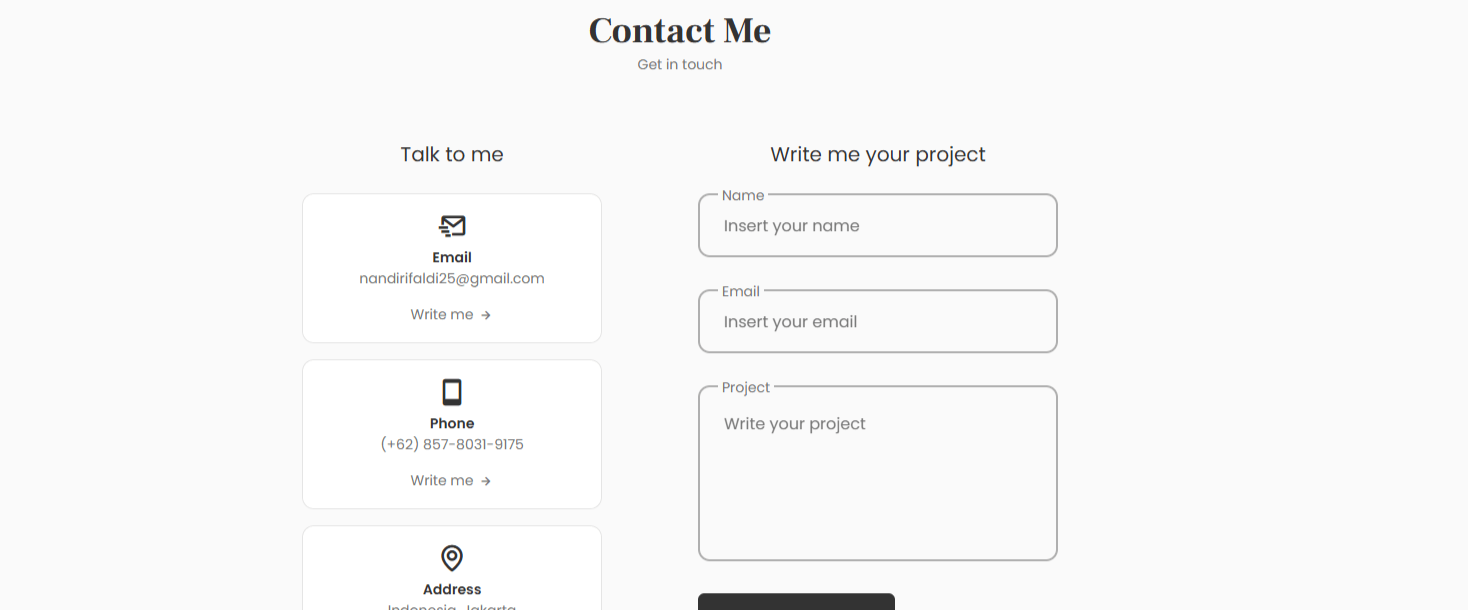 Portfolio V2 Website screenshot 7