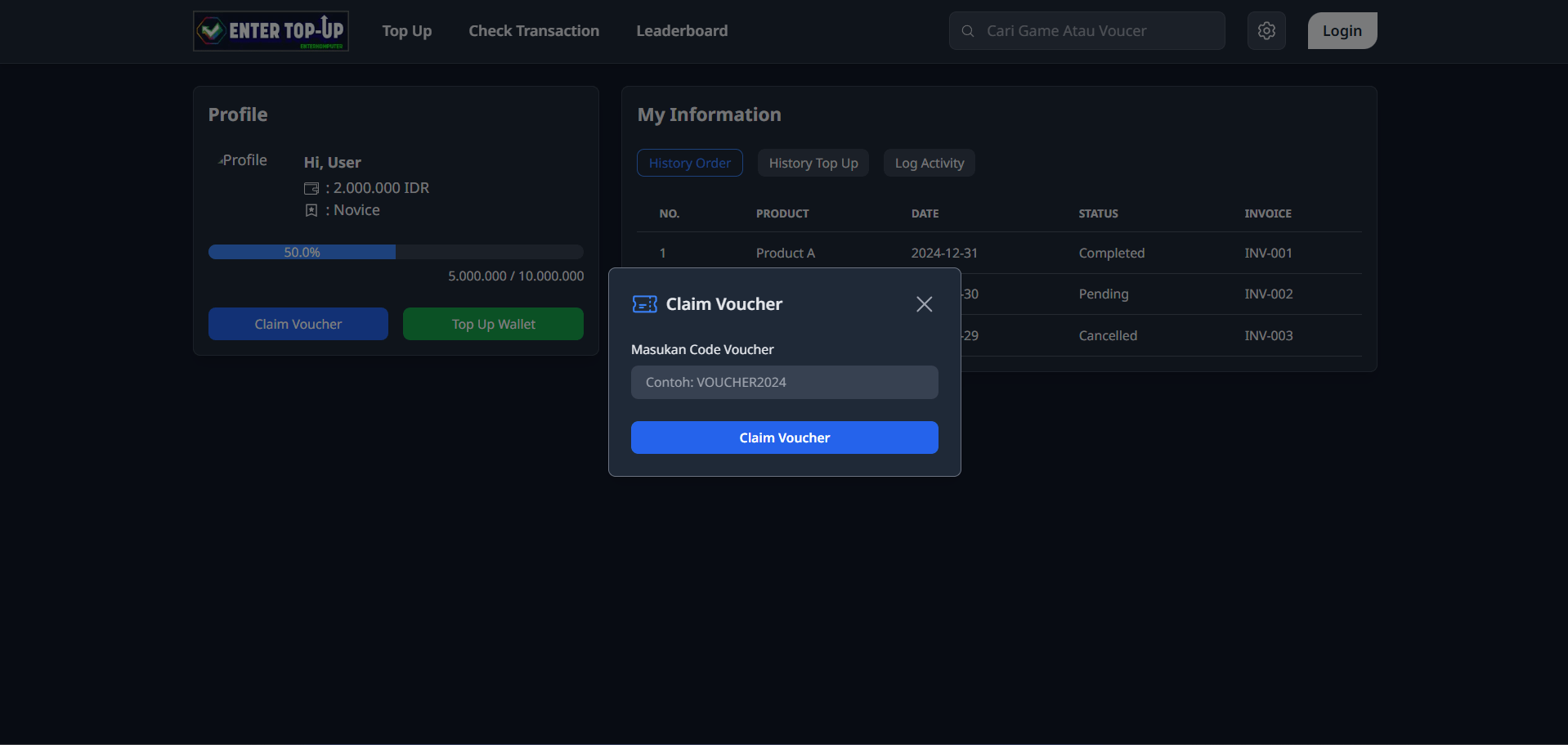 Web Topup Games screenshot 10
