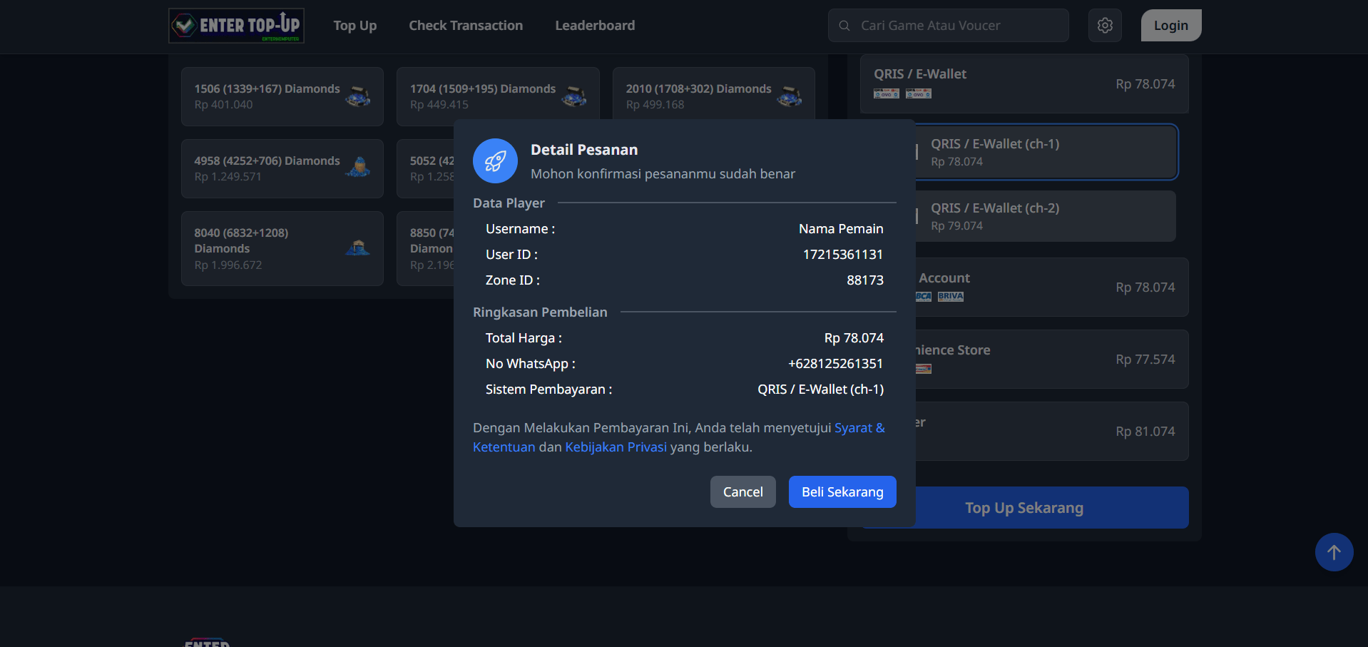 Web Topup Games screenshot 16