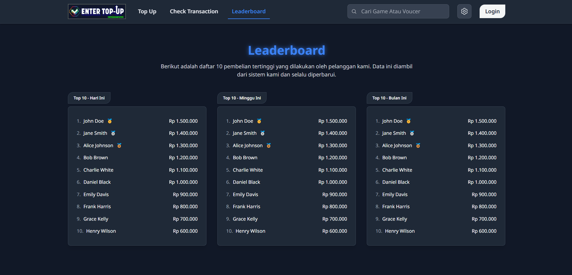 Web Topup Games screenshot 6
