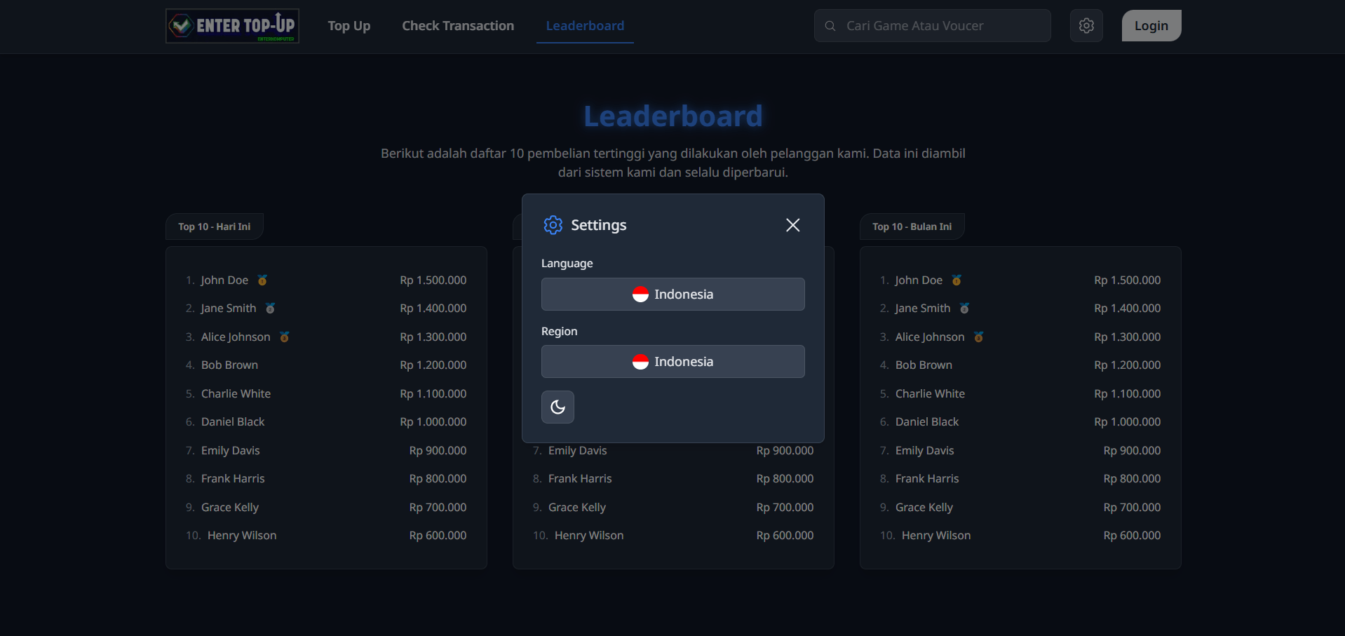 Web Topup Games screenshot 7